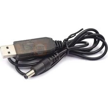 Meon Robotik Otomasyon USB 5V - 12V Voltaj Yükseltici Booster Adaptör 5.5x2.5mm Soketli