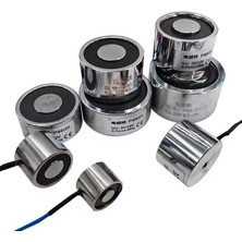 Meon Robotik Otomasyon P50-30 12V Dc Elektromıknatıs-60 kg Tutma Gücü