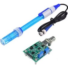 Meon Robotik Otomasyon Bnc Ph Elektrot Sensör Probu E201-C Sıvı Su 0-14PH Algılayıcı Arduino Ph Sensör Modülü