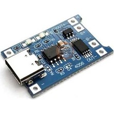 Meon Robotik Otomasyon TP4056 Type-C USB 5V 1A 18650 Lityum Pil Şarj Modülü