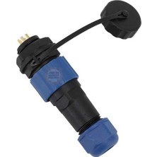 Meon Robotik Otomasyon SD16 6 Pin 16MM Su Geçirmez Konnektör Takımı- IP68 Su Geçirmez Konnektör