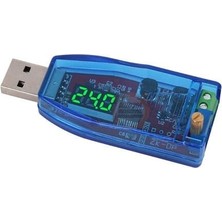 Meon Robotik Otomasyon USB 5V 1-24V Dc-Dc Ayarlanabilir Voltaj Yükseltici Düşürücü Regülatör Modülü – LED Ekranlı Boost Converter