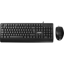 Go İthalat USB Kablolu Klavye - Mouse Set Q Klavye 3D - 1200DPI Mouse (5615)
