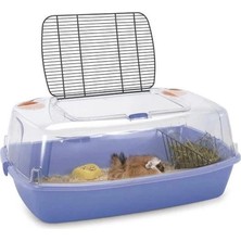 İmac Imac Bıngo Gine Pig ve Tavşan Kafesi Mavi 70,5×45,5X29CM