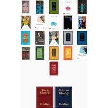 İş Bankası Kültür Yayınları Halid Ziya Uşaklıgil 21 Kitap Seti + Türk ve Dünya Klasiği
