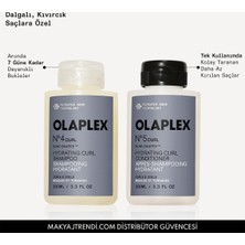 OLAPLEX Curl Hydration Travel Duo - Dalgalı, Kıvırcık Saçlar Için Bukle Belirginleştirici Şampuan & Saç Kremi Seti (Seyahat Boy)