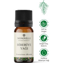 Monoville Biberiye Uçucu Yağı 10 ml Saf ve Doğal (Rosemary Essential Oil)