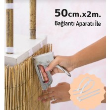Greenosier 50CM.X2M. Kamış Hasır Balkon Çiti Duvar Çiti Bahçe Dekorasyonu