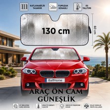 Araba Ön Cam Güneşliği Balonlu Metalize Parlak Alüminyum Katlanabilir Oto Güneşlik Araç Güneşlik