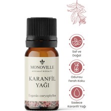 Monoville Karanfil Uçucu Yağı 10 ml Saf ve Doğal (Clove Essential Oil)