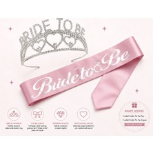 Bkmc Bride To Be Taç ve Kuşak Seti Bekarlığa Veda Partisi Gelin Tacı Kuşağı