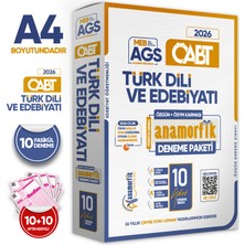 Anamorfik Yayınları 2026 Meb-Ags Öabt Anamorfik Türk Dili ve Edebiyatı ÖZGÜN10LU Deneme Dijital Çözümlü Tg