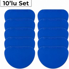 Dinç Kitchen Dinc Kitchen Plastik Oval Hamur Kazıyıcı 10LU Set Mavi 15,5*10 cm