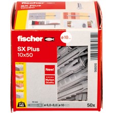 Fischer Genişletme Tapası Sx Plus 10 x 50 ; 50 Adet