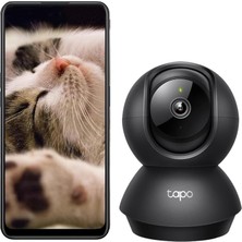 Bemy Ticaret Tp-Link C211 2k 3mp Yatay ve Dikey Ev Güvenliği Wi-Fi Kamerası
