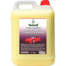 Bemy Ticaret Araç Temizleyici & Parlatıcı Hızlı Cila 5 kg + Mikrofiber Bez | Boyalı Yüzey, Plastik Aksam Temizleme | Parfümlü Quick Detailer, Iz Bırakmaz Parlaklık