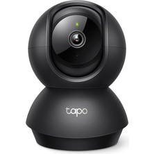 Bemy Ticaret Tapo C211 2k 3mp Yatay ve Dikey Ev Güvenliği Wi-Fi Kamerası, Gece Görüşü, IP66 Su Geçirmez, Siyah Renk + 64GB Kioxia Microsd Bellek