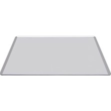 Dinç Kitchen İtalyan Açılı Alüminyum 11 Gastronom Fırın Tepsisi Alüminyum Düz 32,5x53 Cm