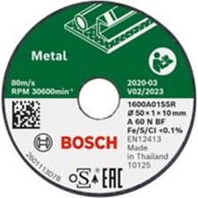 Bemy Ticaret Professional Accessories 3 Adet Kesme Diski (Metal Için, Çap 50 Mm, Aksesuar Bosch Professional Accessories Easycut & Grind)