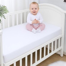 Bemy Ticaret Pamuk Penye, Lastikli Full Kenar Bebek Çarşafı – Oeko-Tex Sertifikalı, Yumuşak ve Nefes Alabilir, Organik Pamuk, Anne Yanı, Çocuk Beşik Çarşafı