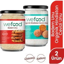 Wefood Badem Unu 250 gr + Organik Hindistan Cevizi Unu 320 gr 8681749104482