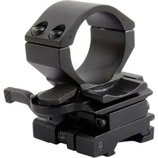 Forestia 30MM Taktik Fener Lazer Bağlama Aparatı - 20 22MM Ray Uyumlu Metal Fener Ayak