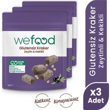 Wefood Glutensiz Zeytinli & Kekikli Kraker 40 G 3'lü