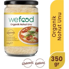 Wefood  8682392174310 Organik Nohut Unu 350 gr Glütensiz Yüksek Bakır ve Mangan İçeren Besleyici Un