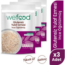 Wefood İnce Öğütülmüş Glutensiz Yulaf Ezmesi 300 gr 3'lü