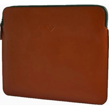 Antler 1914 Taba Deri Laptop ve Evrak Taşıma Çantası 16 Inç