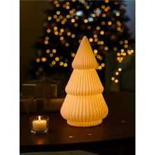 Yuflin Design LED Mumlu Yılbaşı Ağacı Figürü | Işıklı Noel Ağacı | Dekoratif Yeni Yıl Süsü