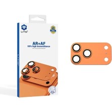 Lito Crown Halo Ar+Af iPhone 17 Pro Kamera Koruyucu Kozmik Turuncu