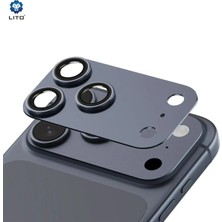Lito Crown Halo Ar+Af iPhone 17 Pro Kamera Koruyucu Abis