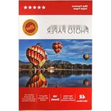 Aesco 10X15 cm Ultra Premium 100 Adet Mürekkep Yazıcı Uyumlu Fotoğraf Kağıdı