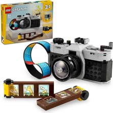 LEGO® Creator 3’ü 1 Arada Retro Fotoğraf Makinesi 31147 - 8 Yaş & Üzeri Çocuklar için Yaratıcı Oyuncak Yapım Seti (261 Parça)