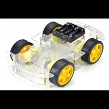Gözeler 4WD Çok Amaçlı Mobil Robot Platformu - Şeffaf