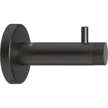 Hafele Stoper Duvara, Vidalı Mat Siyah 82MM