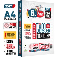 Karakutu Yayınları 2027 5.Sınıf Tüm Dersler TEK KİTAP YENİ SİSTEM İOKBS BURSLULUK Tamamı Çözümlü Çıkmış Soru Bankası