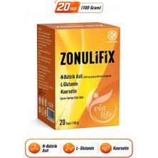 Kuazar İlaç Zonulifix N-Bütirik Asit, L-Glutamin, Kuersetin 20 Şase