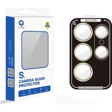 Lito Samsung Galaxy S24 Ultra Kamera Lens Koruyucu Titanium Yellow