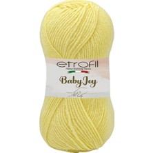 Etrofil Baby Joy Örgü İpi Pastel Sarı %100 Anti-Pilling Akrilik 100g 250m (80002)
