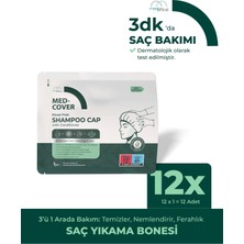 Med-Cover Shampoocap Saç Yıkama Bonesi x 12 Adet