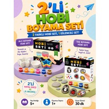 Zet Zeka Hobi Sanat Boyama Seti  Alçı Boyama ve Taş Boyama Seti 5+ Yaş 1+ Oyuncu