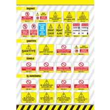 Starline Pvc 0,50 mm  Inşaat Sırasında Çevremize Verdiğimiz Rahatsızlıktan Dolayı Özür Dileriz  Ikaz Levhası  - (2 Adet)