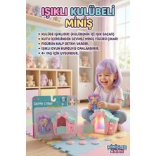 Farbu Oyuncak Minişler Anime 4 Parça Işıklı Toplu Köpek Kulübeli Yukina Anime Kızlı Oyuncak Figür Seti