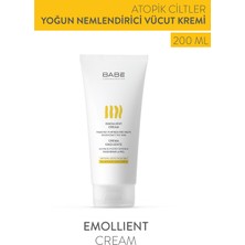 Babe Laboratorios Emollient Cream 200ml - Çok Kuru Ciltler İçin Vücut Kremi