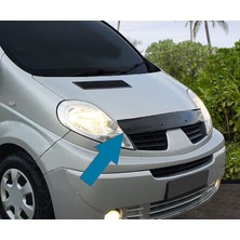 Tuning Vadisi Opel Vivaro Ön Kaput Rüzgarlık Kısa Model 2001-2013 Arası Parlak Siyah