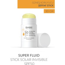 Babe Laboratorios Invısıble Stıck Sunscreen SPF50 30gr - Invisible Güneş Koruyucu Stick