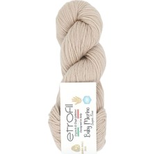 Etrofil Baby Merino Örgü Krem Bej %100 Organik Süperwash Merino Yün 50G 200M (77087)