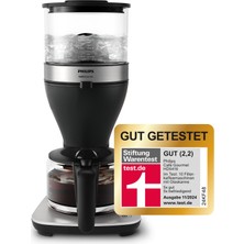 Philips Filtre Kahve Makinesi - 1,25 Litre Kapasite, 15 Fincana Kadar, Kaynat ve Demle, Siyah/gümüş (HD5416/60)